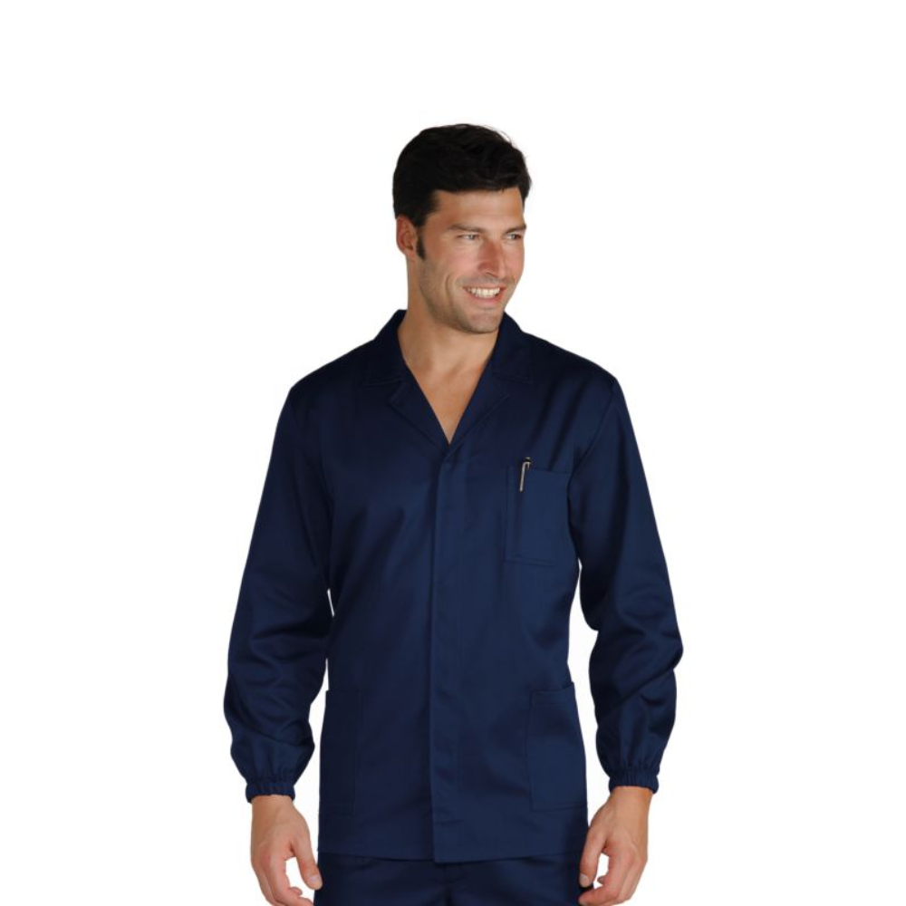 Casacca Sport Navy con Bottoni a Pressione