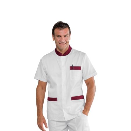 Casacca Corfù Bianco e Bordeaux M/M