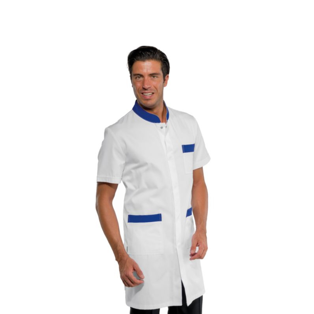 Camice Dover Bianco e Blu M/M