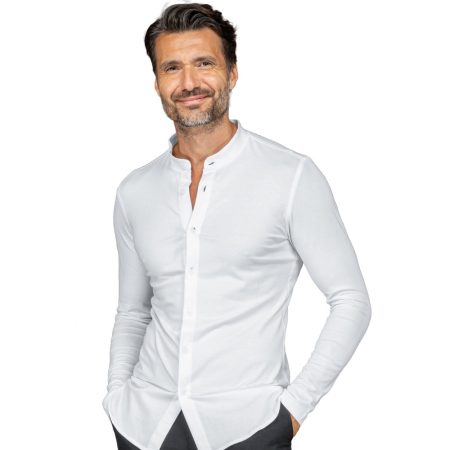 Camicia Unisex Portorico bianca