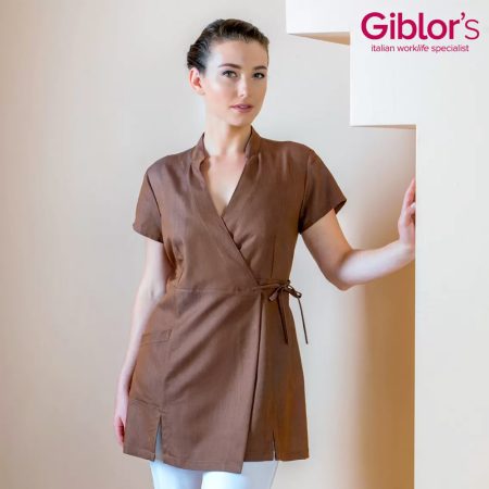 Kimono Paola jeans marrone