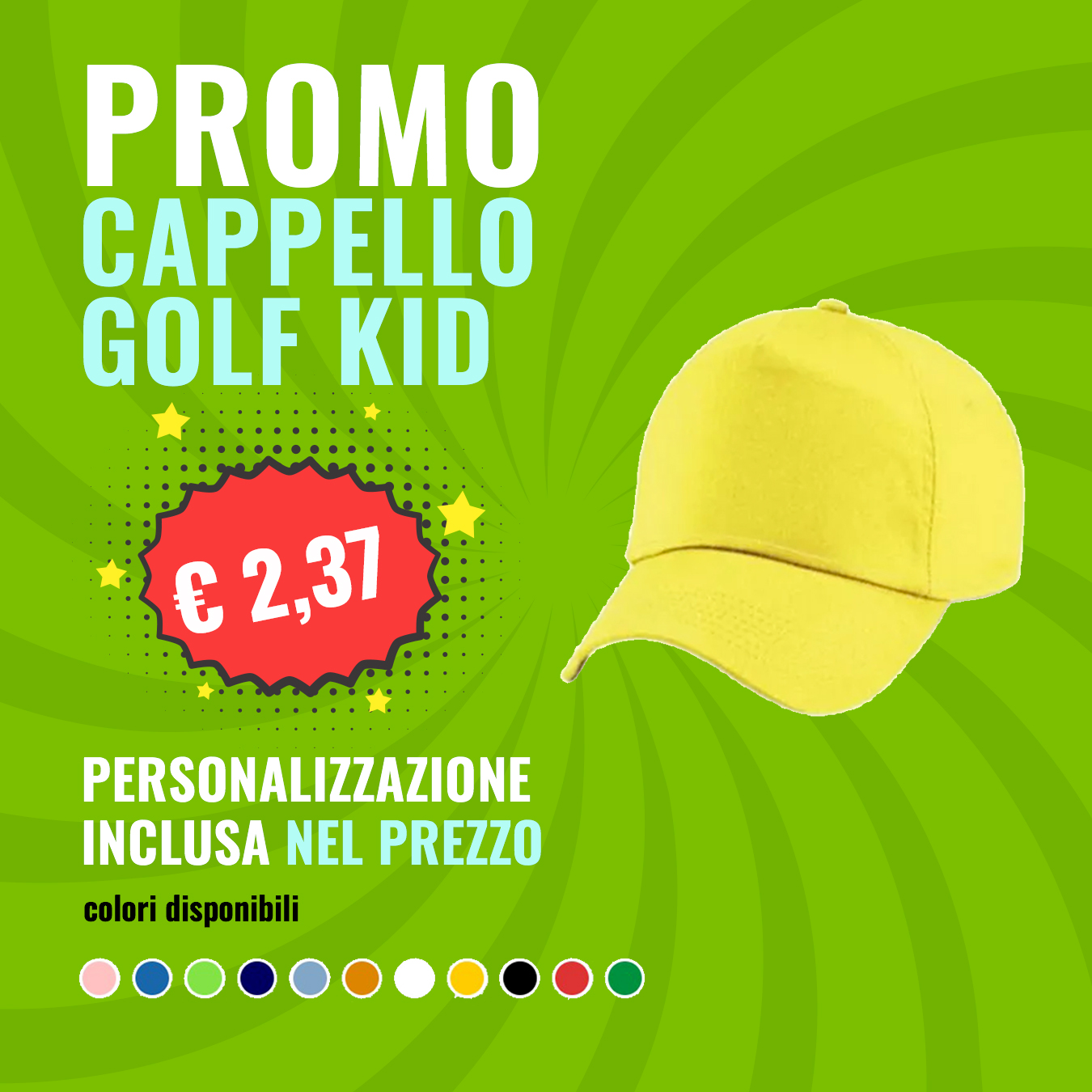 Cappello Golf Kid