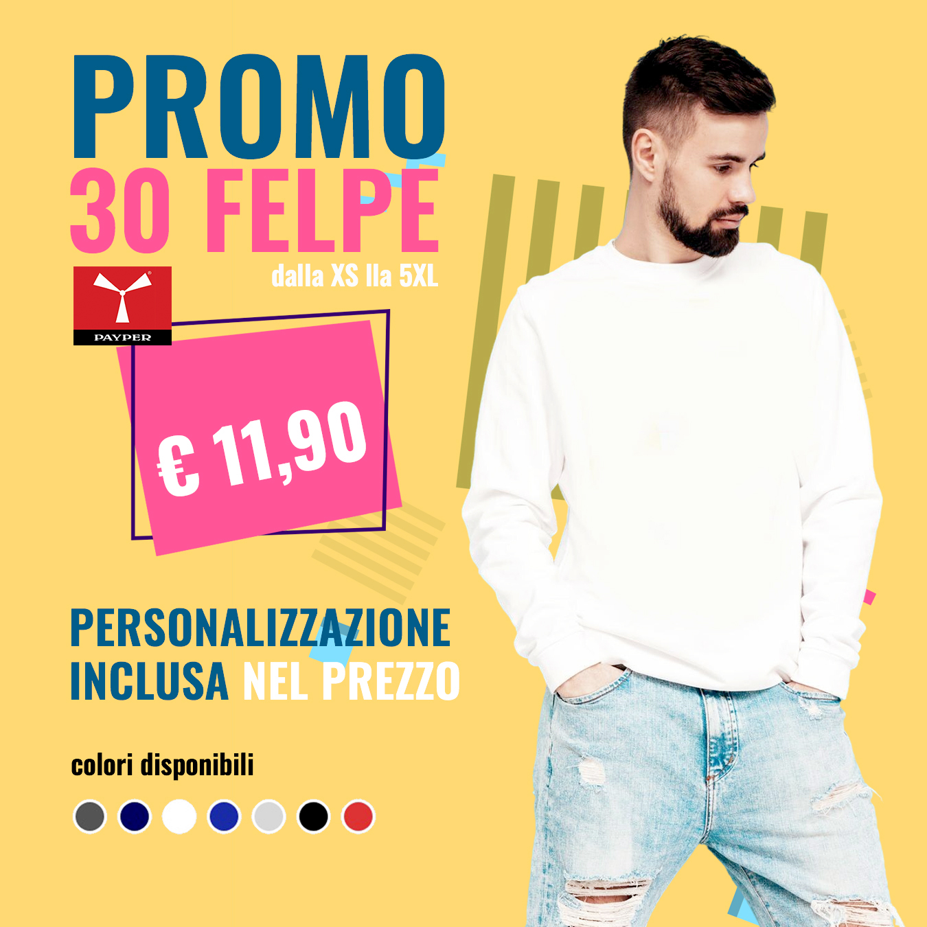 Promo Felpa Payper New Orleans
