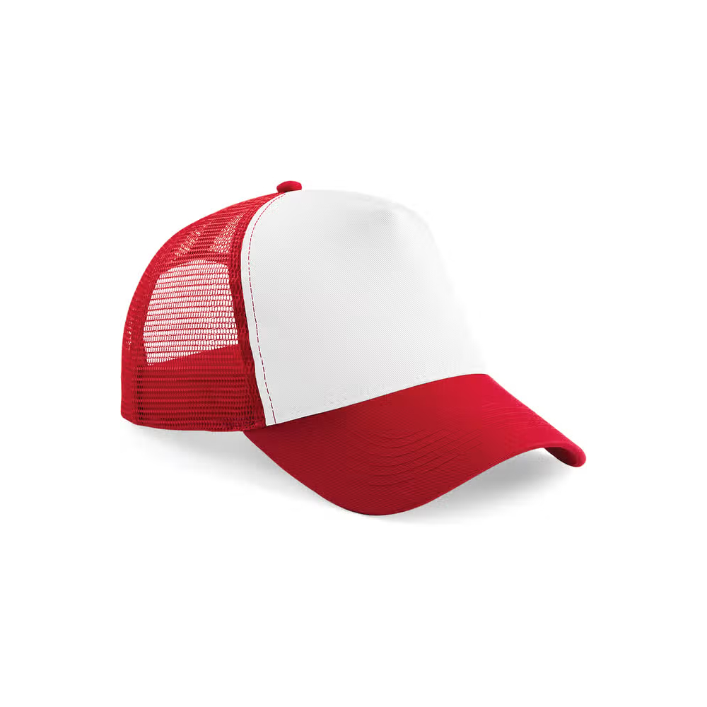 Cappello Snapback Rosso Bianco