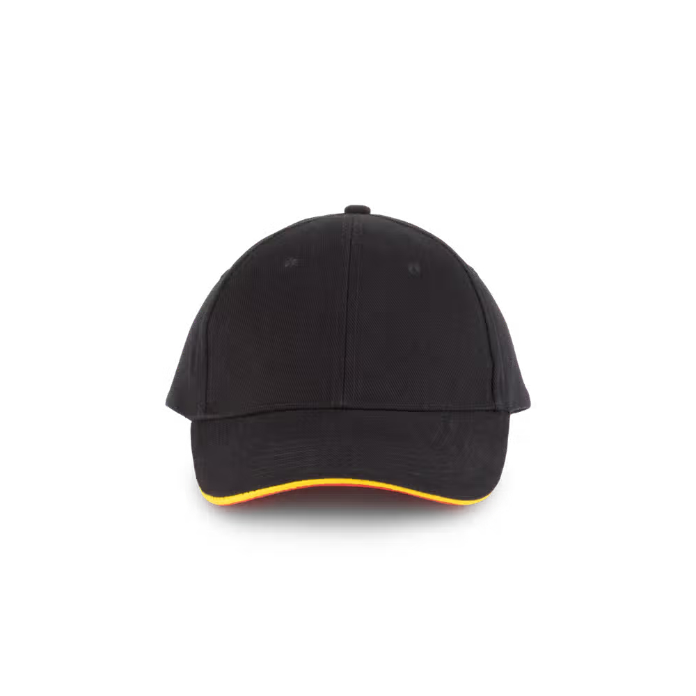 Cappello Orlando Nero/Giallo/Rosso
